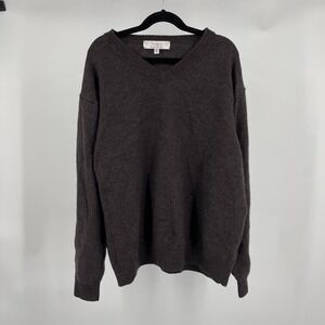 Turnbury Men's Merino Wool Minimalist Knit Sweater XL Heritage Academia Fall